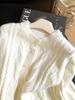 Chic Korean Loose Knit Cardigan: Early Autumn Slimming Sweater with High-End Feel
