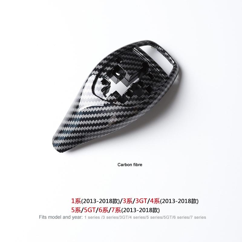 Gear Shift Knob Head Cover Handle Ball Lever Trim Gear Knob Sticker for BMW Sports 3 4 5 6 7 Series