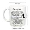 Creative Ceramic Coffee Cup As A Birthday Gift From Mother To Son, Milk Mug Breakfast Cups Household Drinkware