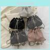 Fashionable 2023 Chain Bucket Bag Large Capacity Soft Pu Street Style Women's Bag
