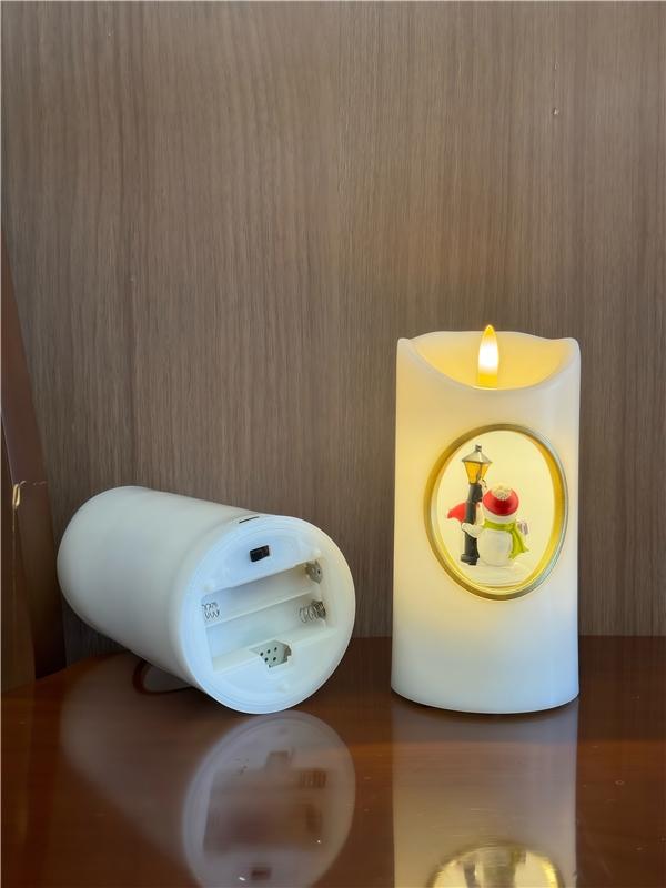 LED Christmas Candle Musical Lighting for Christmas Party Festival Home Decorations Candle