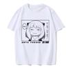 Y2k Shirt Anya Forger spy x family Anime T Shirt Kawaii Cartoon Mens/Women Tops Harajuku Unisex Fashion Streetwear Manga Tshirt
