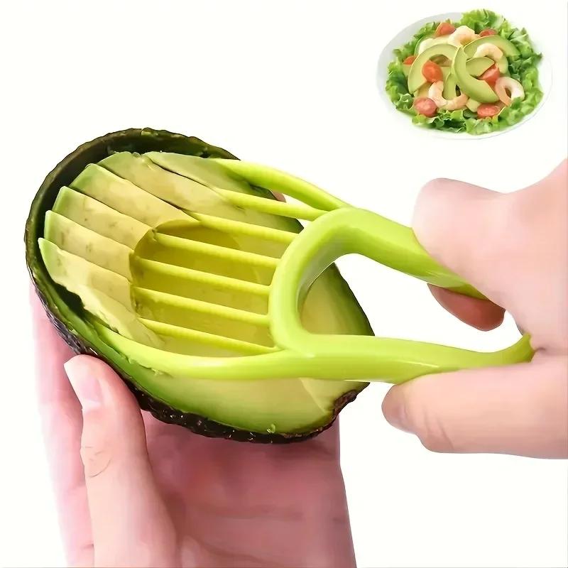Multifunctional 3 In 1 Avocado Slicer, Outdoor Home Kitchen Camping Accessories Tools