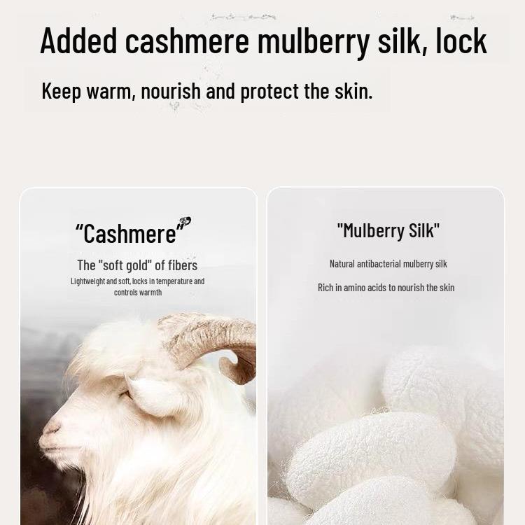 Cashmere Silk Men's and Women's Thickened Thermal Underwear Set: Velvet Autumn Suit with Bottoming Shirt and Pants for Couples.