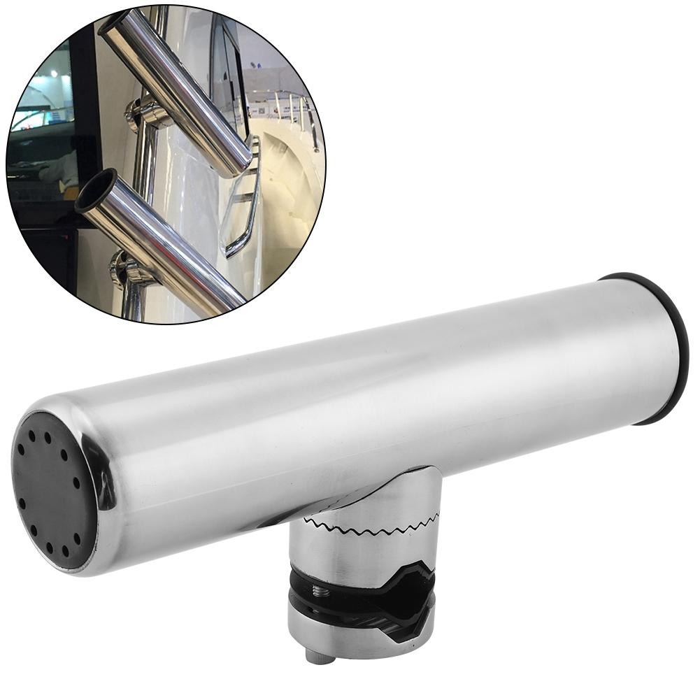 Stainless Steel Boat Fishing Rod Holder Accessory for Rails 1  To 1 1 4