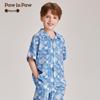 PawinPaw Cartoon Bear Boys' Summer Short Sleeve Shirt