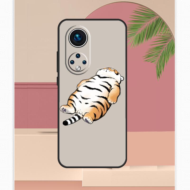 fat tiger Cartoon Funny Case For Honor Magic 8 Pro 7 6 5 Lite Honor 200 400 X9c X9b X9a X8b X8a X8c 50 70 90 Cover