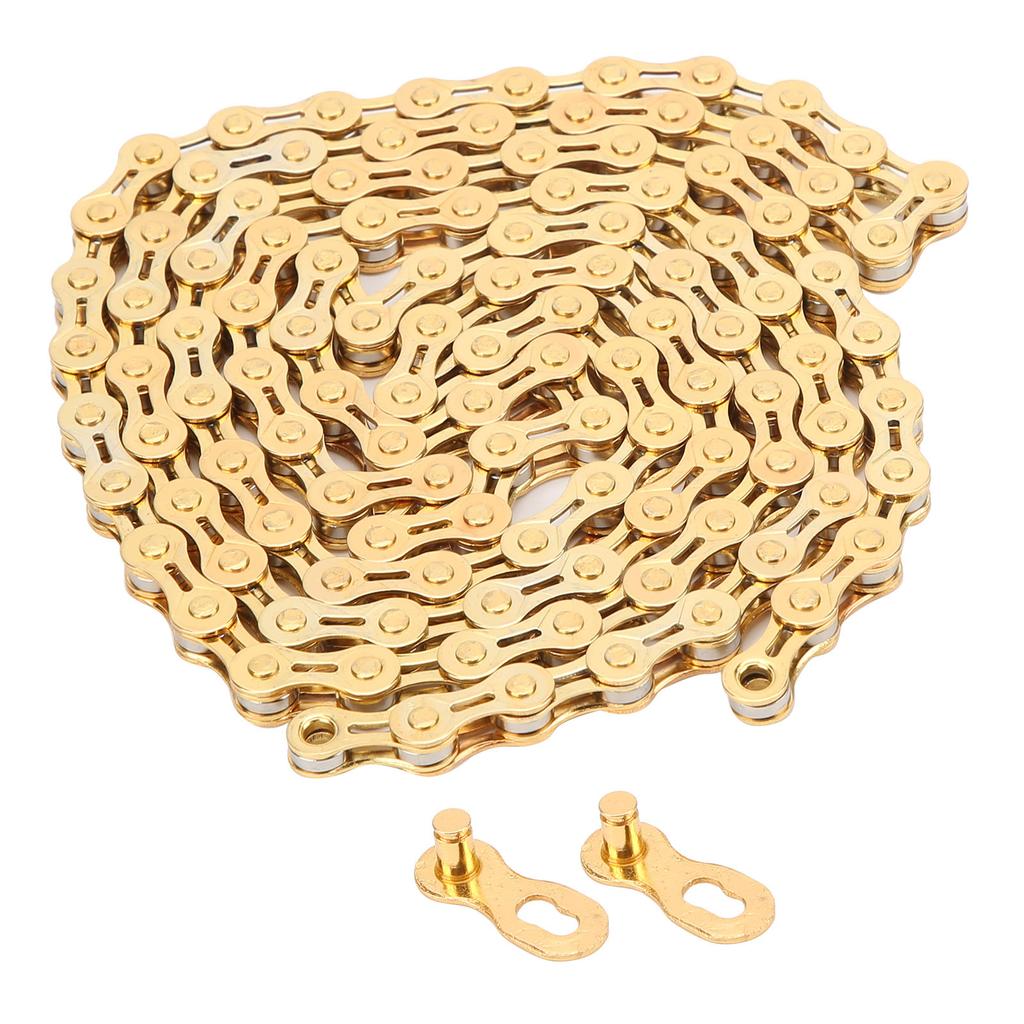 VG Sports 8 Speed High Strength Steel Terrengsykkel Lettvekt 116 Links SemiHollow Chain