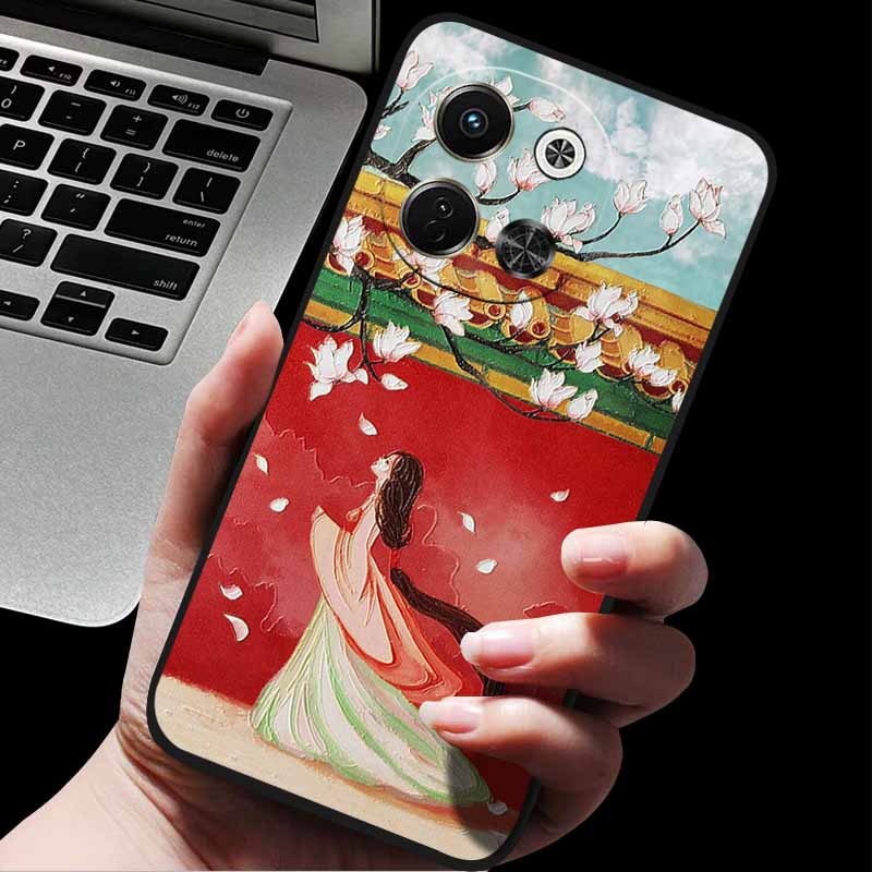 Prägung Hülle Für Tecno Spark 30 5G/ Spark 30 Pro 4G 3D Relief Prägung Retro Silikon Rückabdeckung Für Spark30 5G Weiche Hülle 30Pro 4G
