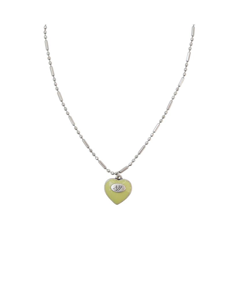 Nff Heart Polish Necklace_Oilve