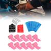 10pcs Tattoo Pen Elastic Bandage 200pcs Blue Tattoo Machine Pen Covers 3pcs Tattoo Ink Cup Holder Color Rack