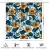 Sunflower Leaves Shower Curtain 3D Printed Bath Decor For Home Decoration