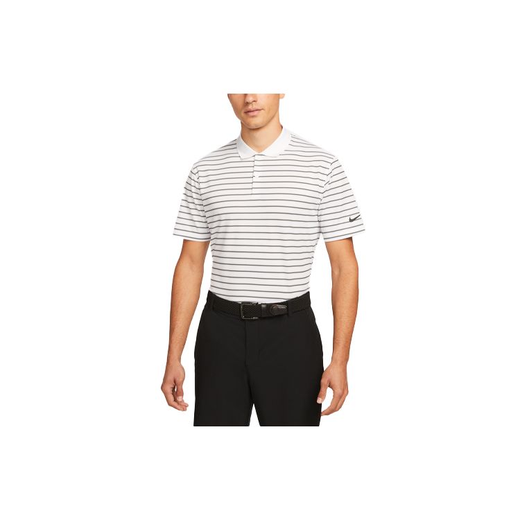 Nike Dri-Fit Golf Polo Shirt White Grey Black Men DH0836-100 XXL