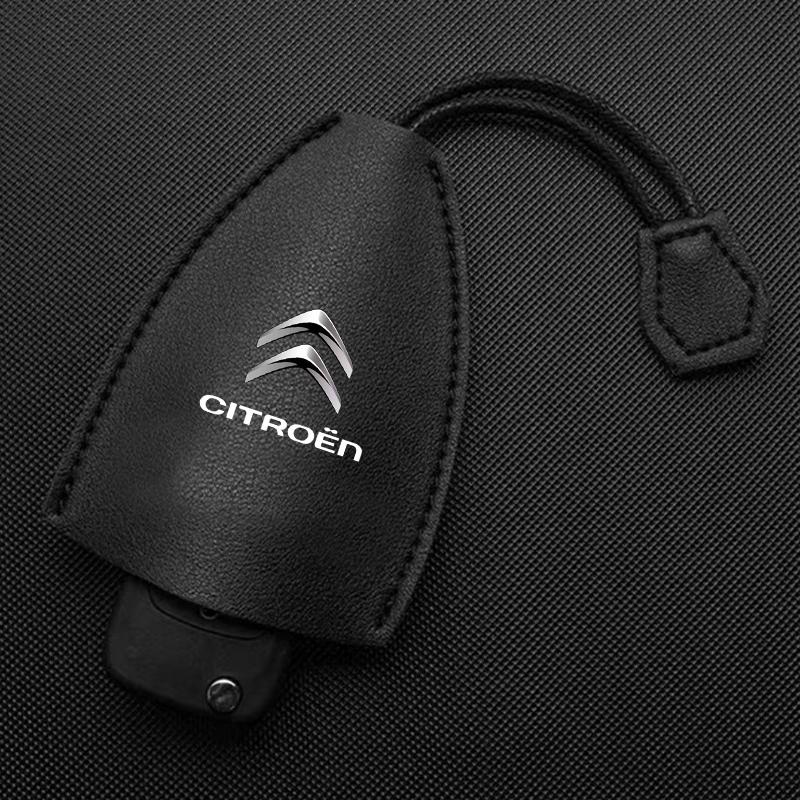 Fashion Car Key Chain Storage Bag Split Car Key Case Key Case For Citroen C1 C2 C3 C4 C5 C6 C8 C4L DS3 DS4 DS5LS DS6 Accessories