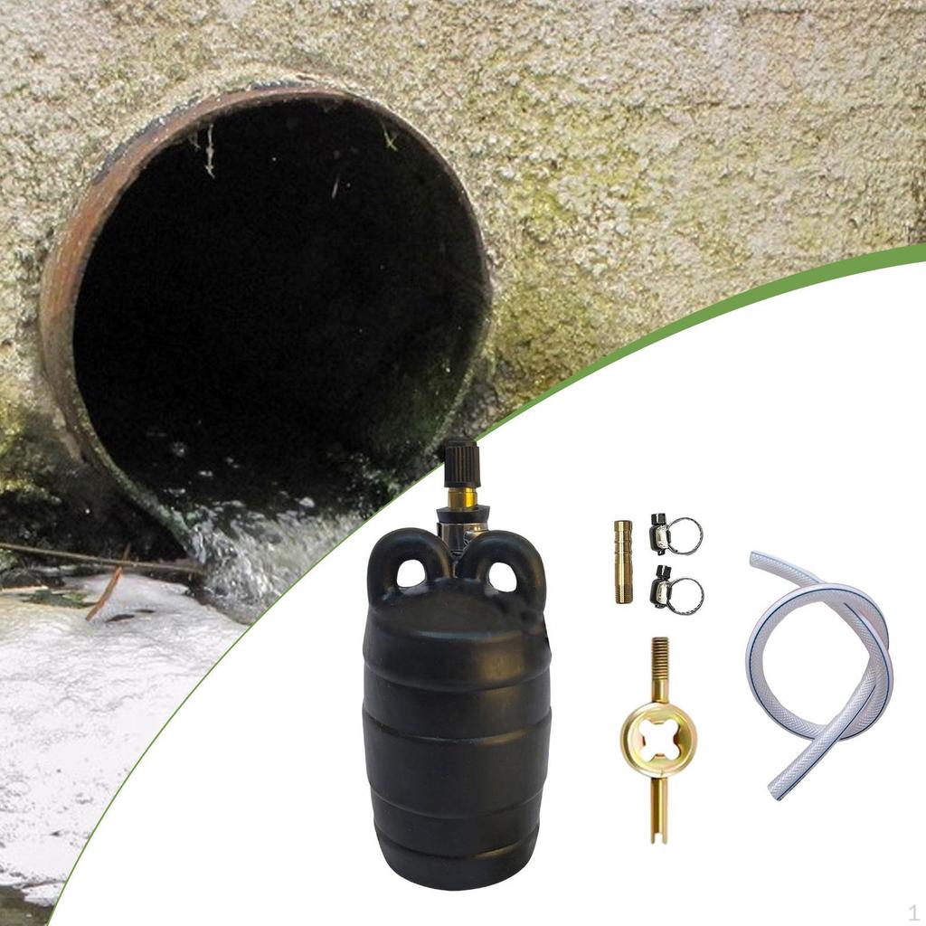 Inflatable Plug Plumbing Test Ball Balloon Pressure for Plumbers Maintenance Crews