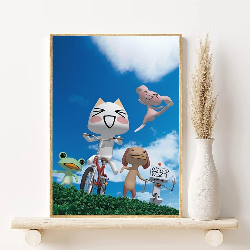 Inoue Toro CUTE Cat Hot Classic Movie Poster HD Art Sticky Wall Waterproof Home Living Room Bar Decoration