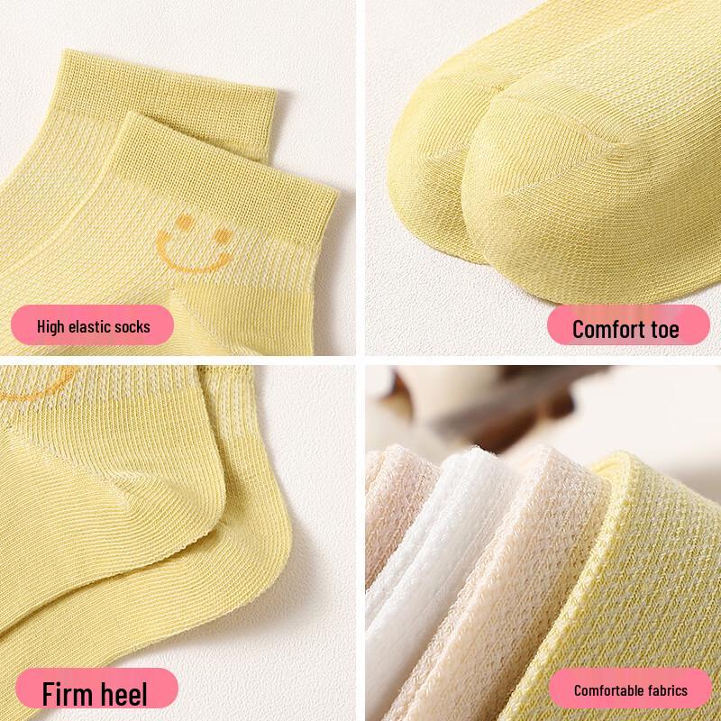 Mao Ren Girls' Summer Mesh Mid-Calf Socks