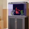 Fish Tank Background Static Cling Black Aquarium Backdrop Sticker Aquarium Poster Background Aquarium Wallpaper Decorations
