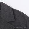 Womens Winter Loose Wool Blend Coat Casual Street Style Oversized Trench Jacket With Pocket