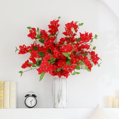 Artificial Flowers Triangle Rose Bouquet Wedding Carland Festival Supplies Home Living Room Table Decorative Vibrant Accessories