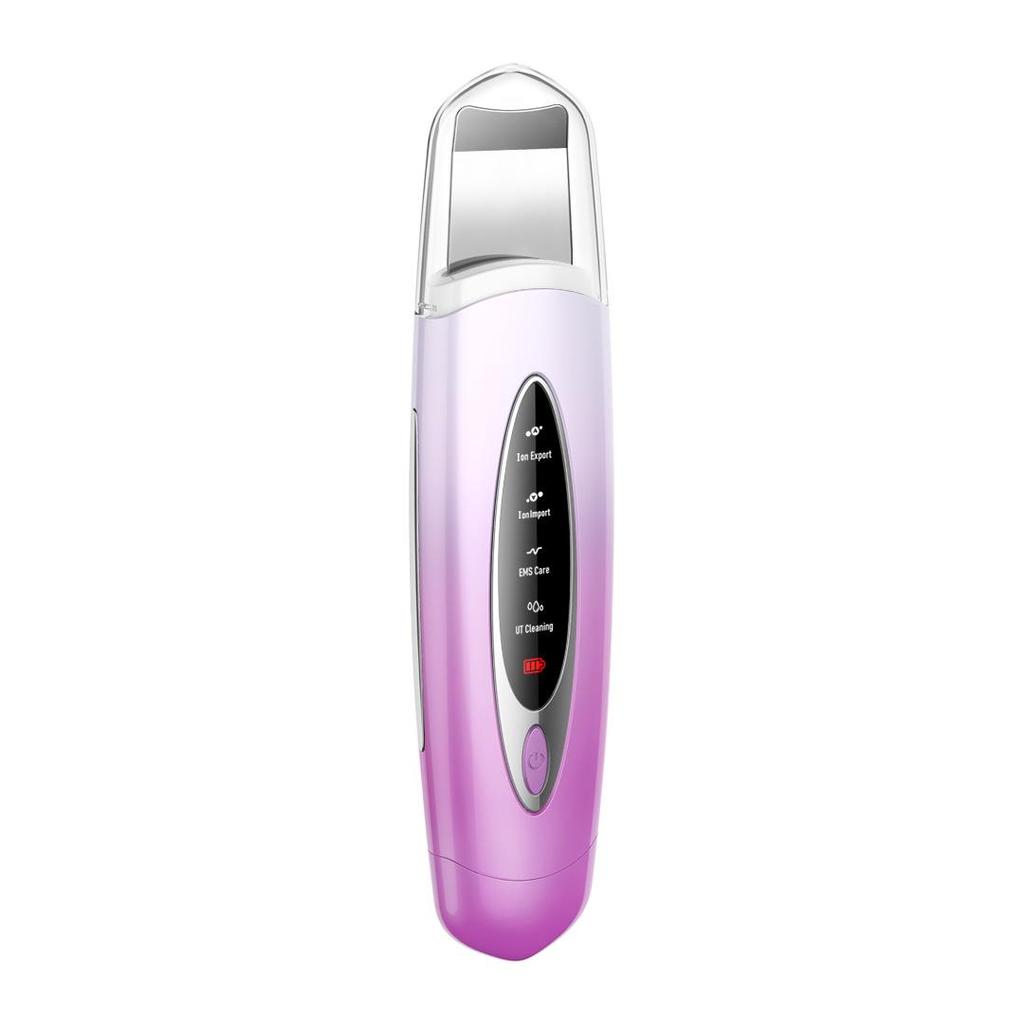 Ultrasonic Skin Scrubber: Exfoliator & Blackhead Remover Tool for Home & Salon Use