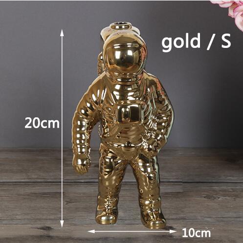 Space man Astronaut Vase Ceramic Model