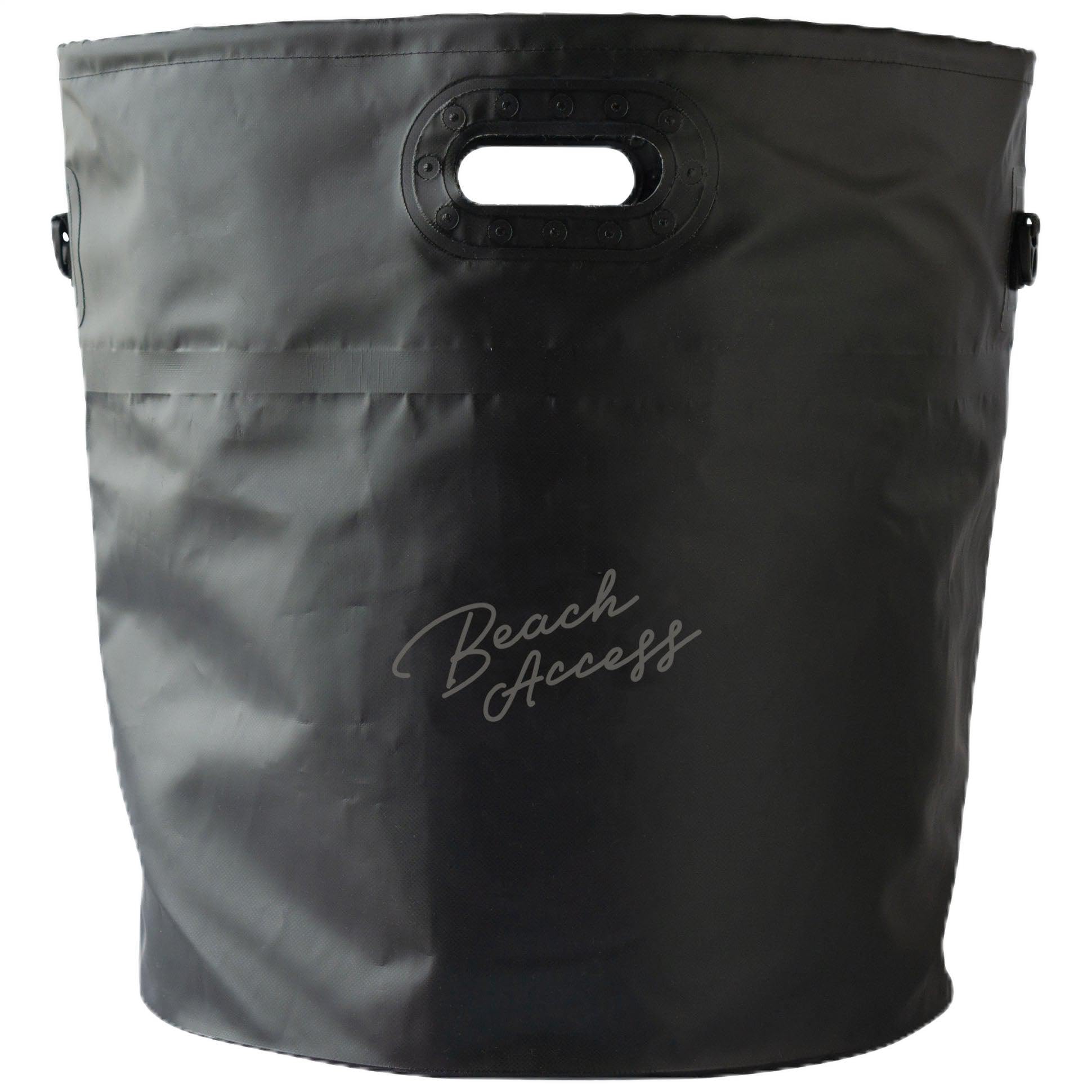 

Пляжный доступ Большой вместимости Портативное Складное Ведро для мокрого Ведро для улицы и Черная сумка серфера, 50 л, (Многоцелевой для серфинга, рыбалки, дайвинга, чёрный