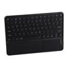 Wireless Keyboard 10in Round Keycap Touchpad Function Portable Widening Enlarging Waterproof Dustproof Laptop Keyboard