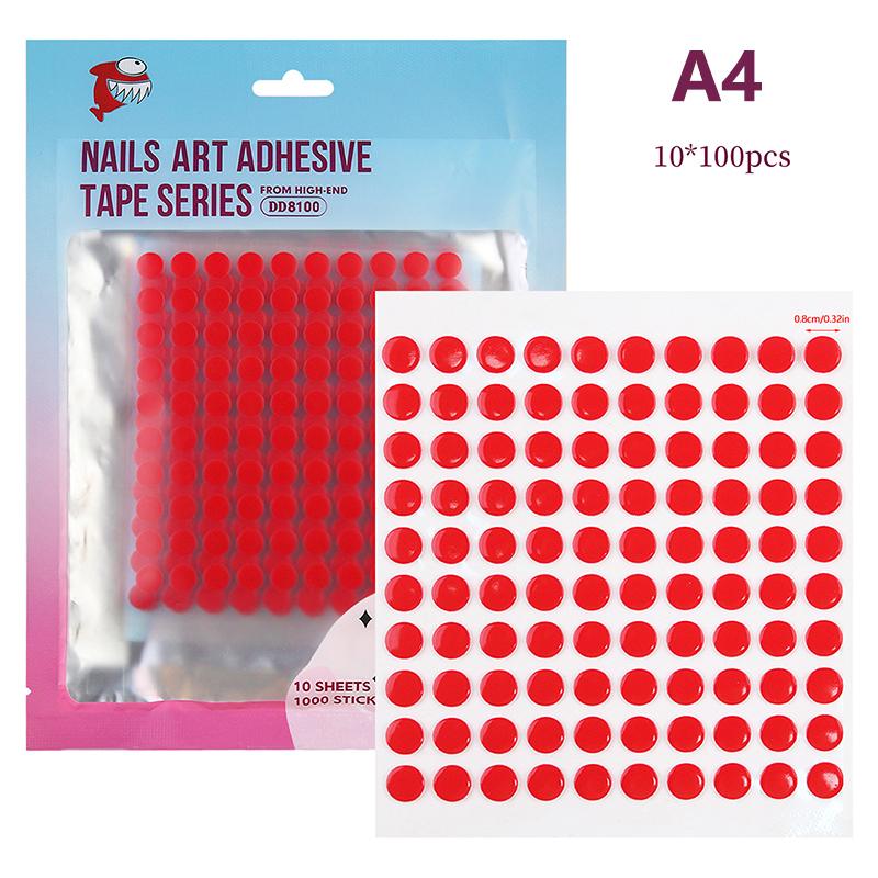 Double Adhesive Tape False Nails Display Stand Glue Stickers Acrylic Practice Showing Bar Nail Art Tools