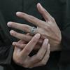 New Fashion Vintage Eye of Horus Ring Women's Men's Open Finger Ring Adjustable Zircon Girls Couple Gift Trend Party Niche Ring