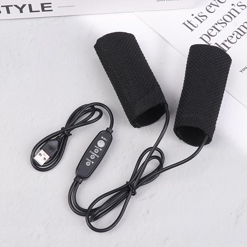 

1 пара 5В 2А USB Електрична Мотоциклетна Підігрівана Накладка на Кермо 3-швидкісний Підігрівач Підігрівані Ручки Накладка на Ручки Мотоциклетні Аксесуари чорний