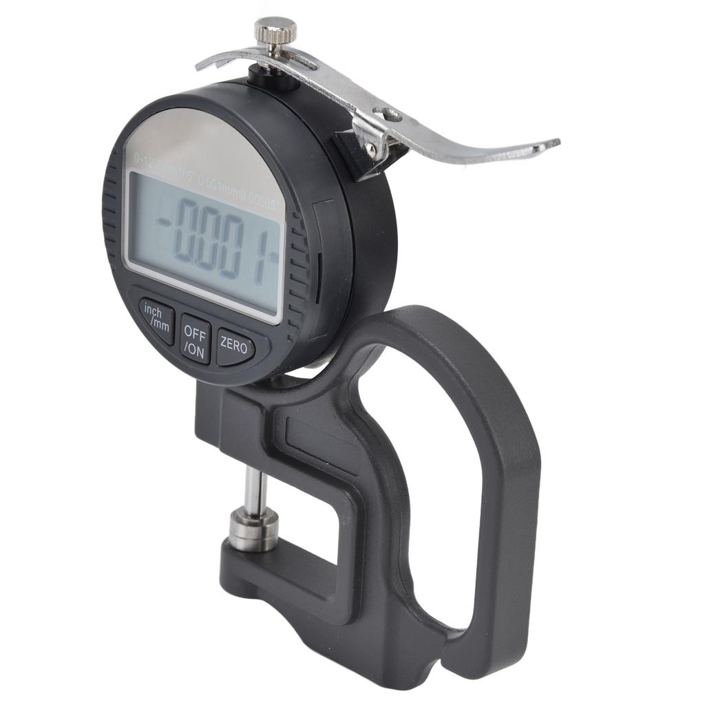 Elektronisches Dickenmessgerät, tragbares digitales LCD-Mikrometer, Dickenmessgerät 0?12,7 mm