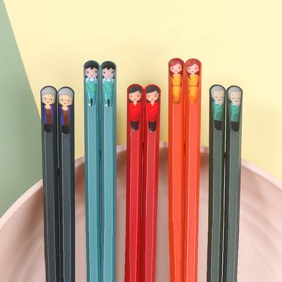 Bacchette in lega antimuffa per famigliaUna bacchetta per persona Confezione regalo per bacchette Bacchette colorate