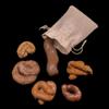 6Pcs Joke Gadget Squish Fool's Holiday Tricky  Funny  Prank Realistic Shit Gift Fake Poop