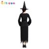 Alluring Short Sleeve Black Witch Uniform For Adult Women Ideal For Stage Performances