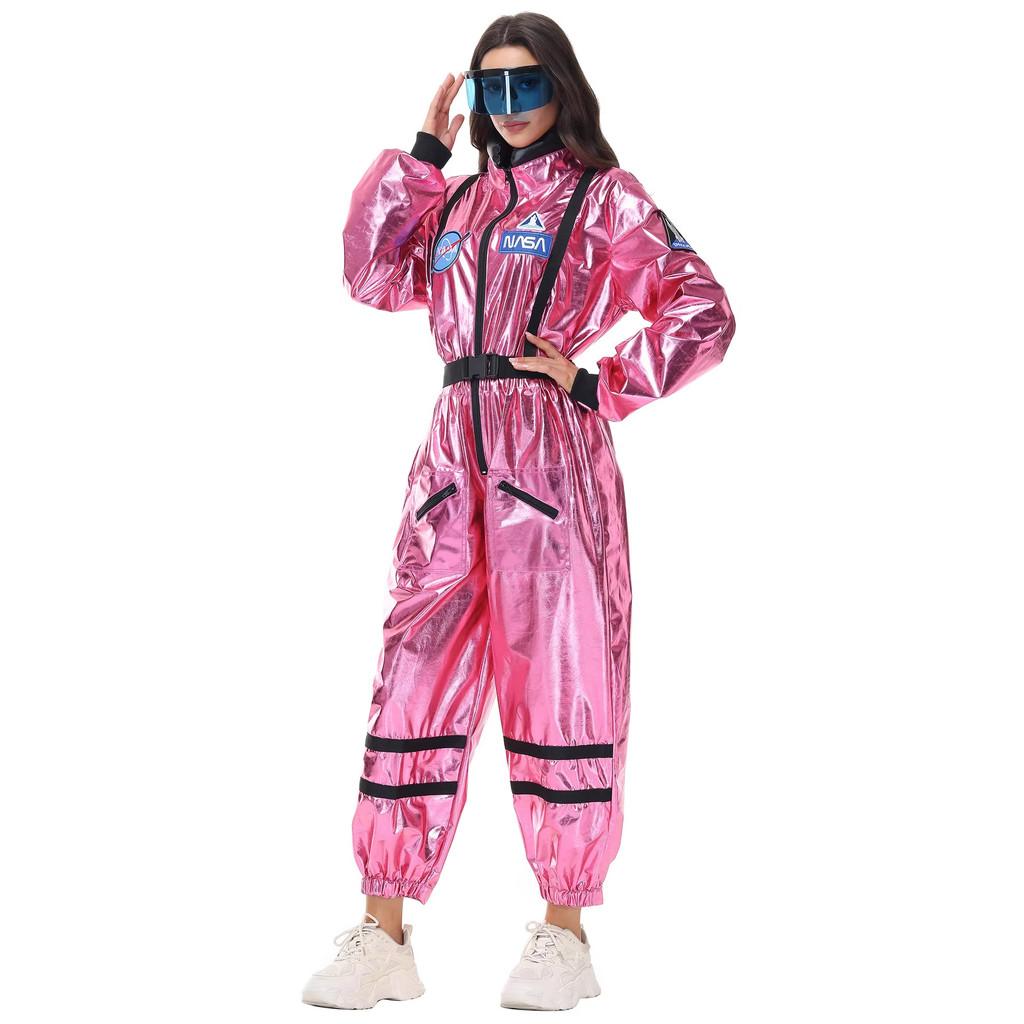 Traje de Cosplay Explorador Espacial para Mujer con Material de Algodón Disfraz para Fiesta de Halloween