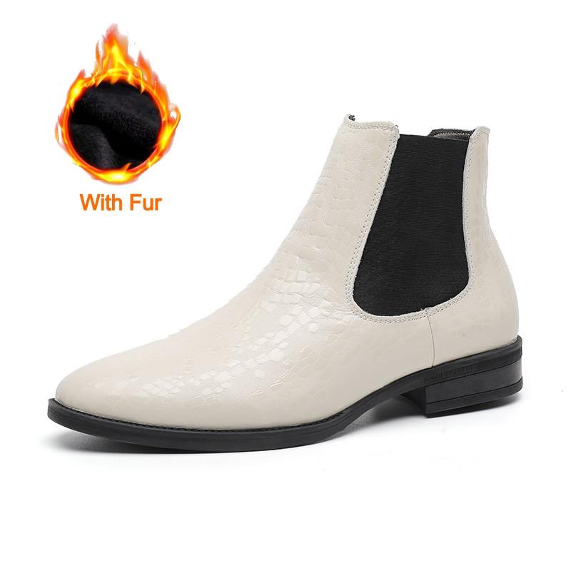 Britischer Stil Herren Chelsea Boots 2024 Mode Hohe Motorradstiefel Luxus Designer Stiefeletten Herrenschuhe Luxus Herrenstiefel