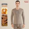 Hengyuanxiang Men's Extra Thick Fleece-Lined Thermal Underwear Set