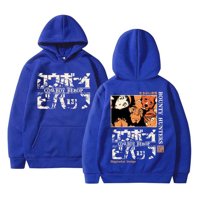 Аниме Ковбой Бибоп Космический Спайк Шпигель Джет Фэй Толстовка с рисунком Унисекс — фото 8