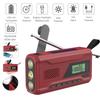 AM/FM nouzové ruční klikové rádio 3v1 LED svítilna pro nouzovou přenosnou 4500mAh powerbanku