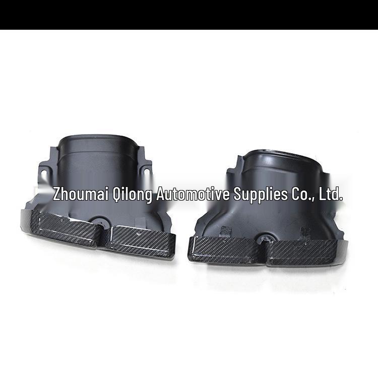 Carbon Fiber Quad Exhaust Tailpipe for Mercedes E-Class W213 E200/E260/E300 AMG