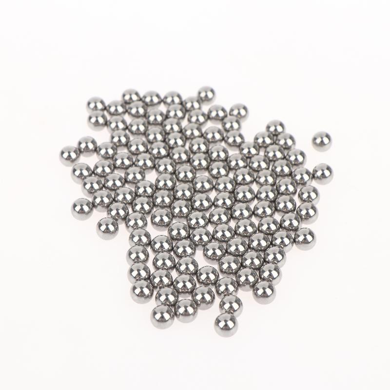 Mixed 3/4/5/6mm 100Pcs Stainless Steel Bearing Balls High Accuracy Wear Resistant for Bike Bearing Replacement DIY Craft Projects