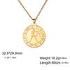My Shape 12 Constellation Necklace Gothic Zodiac Pendant Chain Women Men Leo Aries Virgo Capricorn Birthday Jewelry Wholesale