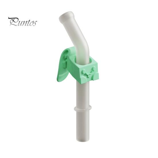 Adjustable Rabbit Buckle Silicone Drinking Straw Children Baby Supplementary Food Porridge Soup Assist Water Cup Straw for Kids