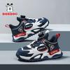 Babudou boys' sports shoes, new summer mesh running shoes for children, breathable and non-slip, designed for older kids and boys