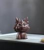 Chinese Yixing Purple Clay Tea Pet Lovely Zodiac Dragon Statue Ornaments Tea Figurine Handmade Sculpture Crafts Tea Set Decor
