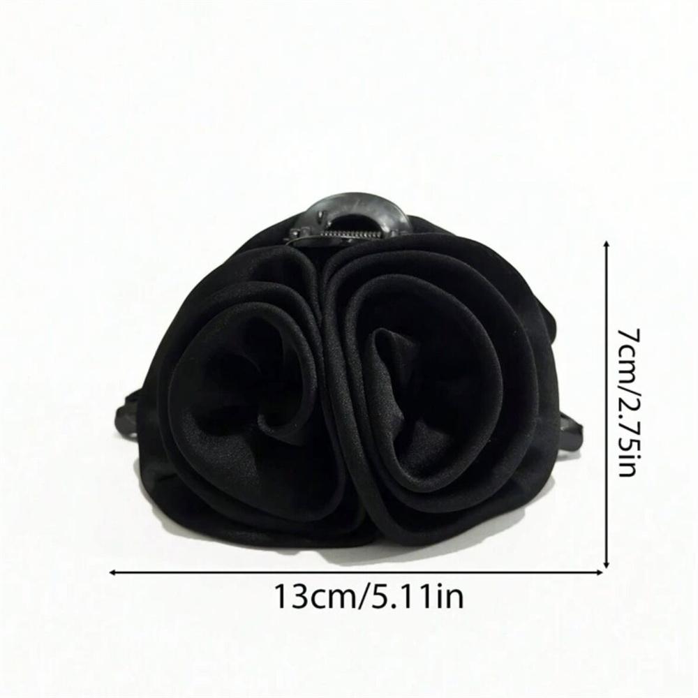 French Rose Hair Claw Clips Temperament Elegant Hairpin Women and Girls Princess Headdress Fashion Grab Clip Female Hair Accesso