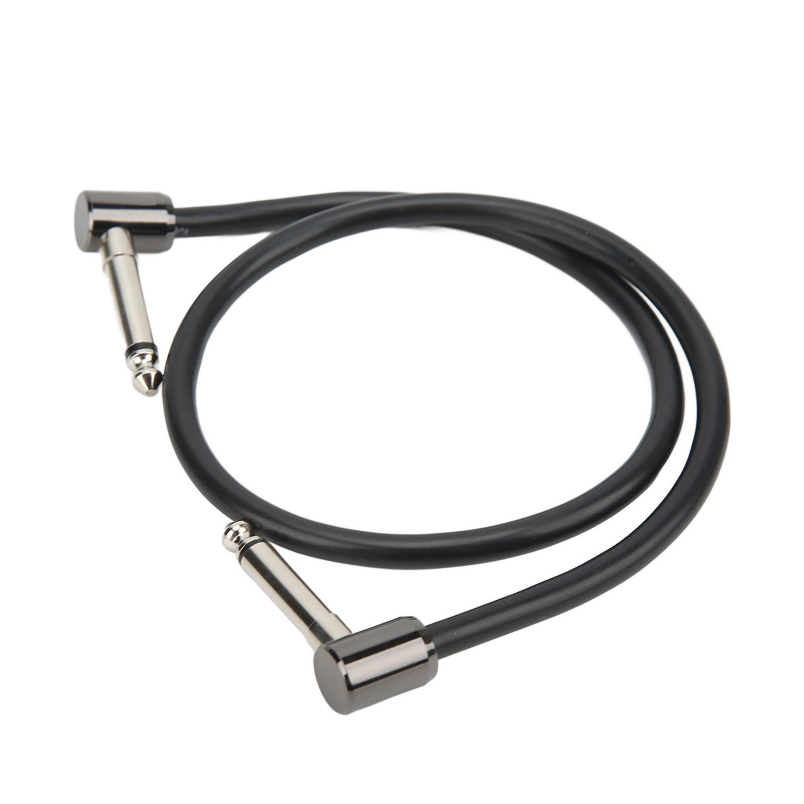 FC-20 Эффект-кабель Угловой разъем Патч-корд для акустической гитары Педаль Аксессуар для аудио 50 см