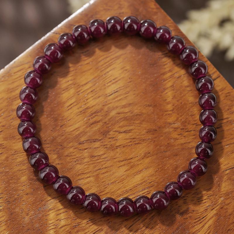 Natursteine 8mm Rondelle Glatte Edelsteine Perlenarmbänder für Männer Frauen Heilkristall Stretch Armreif Geschenk