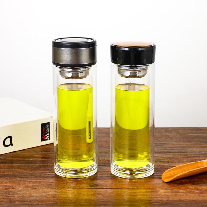 Shangqi Business Double-Layer Glass Tea Infuser Cup